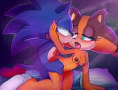 Sonic sexo com Sticks porno toon